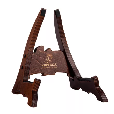 Ortega OWUS-1 Fa ukulele állvány, sötétbarna