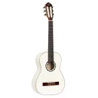 Ortega R121-1/2WH Klasszikus gitár, 1/2-es méret, fehér, tokkal