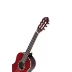 Ortega R121-1/4WR Klasszikus gitár, 1/4-es méret, vörös, tokkal