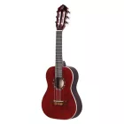 Ortega R121-1/4WR Klasszikus gitár, 1/4-es méret, vörös, tokkal