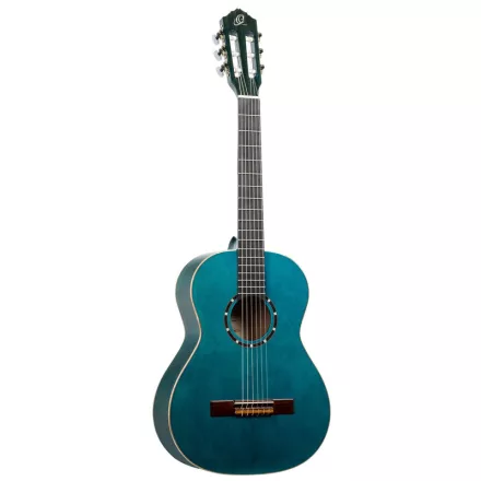 Ortega R121-3/4OC Klasszikus gitár, 3/4-es méret, kék, tokkal
