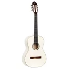 Ortega R121-7/8WH Family sorozat klasszikus gitár, 7/8-as, 6 húros, fehér, tokkal