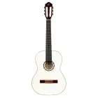 Ortega R121-7/8WH Family sorozat klasszikus gitár, 7/8-as, 6 húros, fehér, tokkal