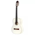 Ortega R121-7/8WH Family sorozat klasszikus gitár, 7/8-as, 6 húros, fehér, tokkal
