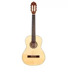 Ortega R121G-3/4 Klasszikus gitár, 3/4-es méret, natúr, tokkal