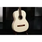 Ortega R121SNWH Klasszikus vékony nyakú gitár, 4/4-es méret, fehér, tokkal