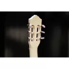 Ortega R121WH Klasszikus gitár, 4/4-es méret, fehér, tokkal