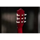 Ortega R121WR Klasszikus gitár, 4/4-es méret, vörös, tokkal