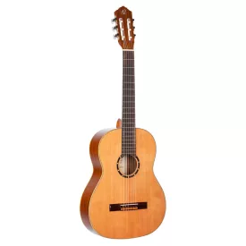   Ortega R122G Klasszikus gitár, 4/4-es méret, fényes natúr, tokkal