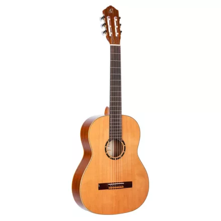Ortega R122G Klasszikus gitár, 4/4-es méret, fényes natúr, tokkal