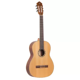   Ortega R122SN Klasszikus gitár, 4/4-es méret, vékony nyakú, tokkal