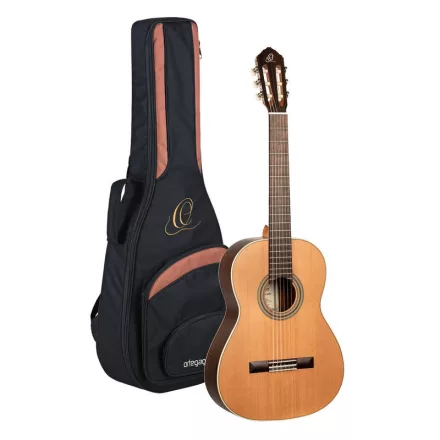 Ortega R19S Klasszikus gitár, 4/4-es méret, natúr, tokkal