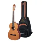 Ortega R200L Klasszikus gitár, 4/4-es méret, balkezes, tokkal