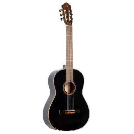 Ortega R221BK Klasszikus gitár, 4/4-es méret, fekete, tokkal