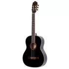 Ortega R221SNBK Klasszikus gitár, 4/4-es méret, vékony nyakú, fekete, tokkal