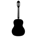 Ortega R221SNBK Klasszikus gitár, 4/4-es méret, vékony nyakú, fekete, tokkal