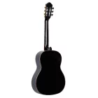 Ortega R221SNBK Klasszikus gitár, 4/4-es méret, vékony nyakú, fekete, tokkal