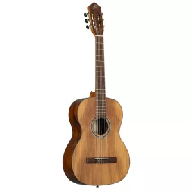   Ortega R23RO Nylon húros gitár, 4/4-es méret, sötétbarna, tokkal