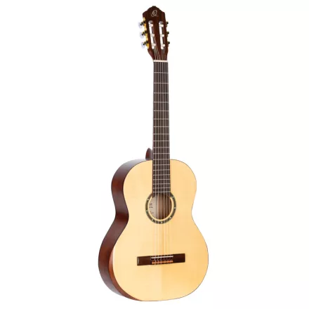 Ortega R55DLX Klasszikus gitár, 4/4-es méret, tokkal