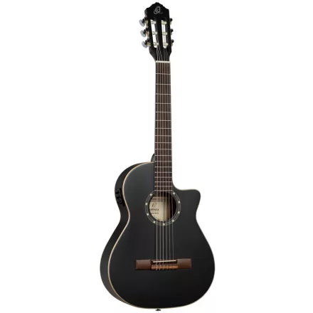 Ortega RCE125SBK-3/4 Elektro-klasszikus gitár