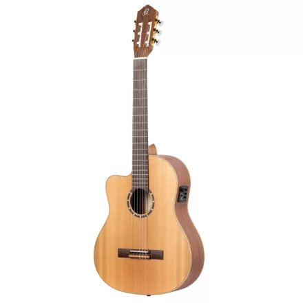 Ortega RCE131L elektro-klasszikus gitár, balkezes, tokkal