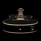 Ortega RCE138-T4BK elektro-klasszikus gitár, vékony test, fekete, tokkal