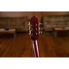 Ortega RCE138-T4STR  elektro-klasszikus gitár, vékony test, piros, tokkal