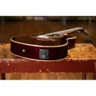 Ortega RCE138-T4STR  elektro-klasszikus gitár, vékony test, piros, tokkal