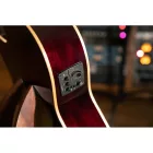 Ortega RCE138-T4STR  elektro-klasszikus gitár, vékony test, piros, tokkal