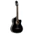 Ortega RCE141BK elektro-klasszikus gitár, fekete, tokkal