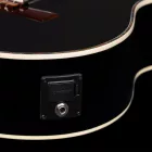 Ortega RCE141BK elektro-klasszikus gitár, fekete, tokkal