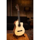Ortega RCE141NT elektro-klasszikus gitár, tokkal