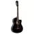 Ortega RCE145BK elektro-klasszikus gitár, fekete, tokkal