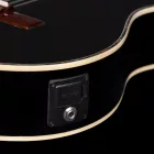 Ortega RCE145BK elektro-klasszikus gitár, fekete, tokkal