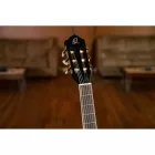 Ortega RCE145BK elektro-klasszikus gitár, fekete, tokkal