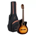 Ortega RCE158SN-TSB elektro-klasszikus gitár, tokkal