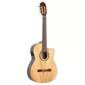 Ortega RCE158SN elektro-klasszikus gitár, tokkal