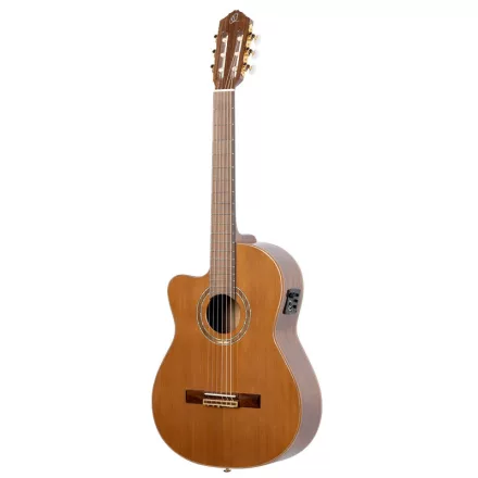 Ortega RCE159MN-L elektro-klasszikus gitár, balkezes, tokkal