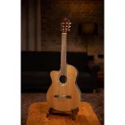 Ortega RCE159MN-L elektro-klasszikus gitár, balkezes, tokkal