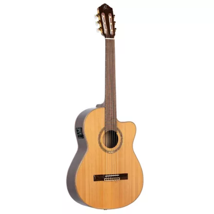 Ortega RCE159SN elektro-klasszikus gitár, tokkal