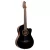 Ortega RCE238SN-BKT elektro-klasszikus gitár, fekete, tokkal