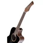 Ortega RCE238SN-BKT elektro-klasszikus gitár, fekete, tokkal