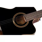 Ortega RCE238SN-BKT elektro-klasszikus gitár, fekete, tokkal
