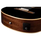 Ortega RCE238SN-BKT elektro-klasszikus gitár, fekete, tokkal