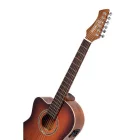 Ortega RCE238SN-FT-L elektro-klasszikus gitár, balkezes, tokkal