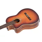 Ortega RCE238SN-FT-L elektro-klasszikus gitár, balkezes, tokkal