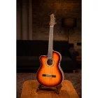 Ortega RCE238SN-FT-L elektro-klasszikus gitár, balkezes, tokkal