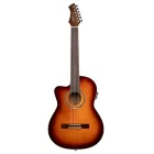 Ortega RCE238SN-FT-L elektro-klasszikus gitár, balkezes, tokkal