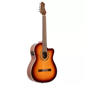 Ortega RCE238SN-FT elektro-klasszikus gitár, tokkal