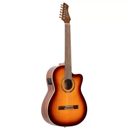 Ortega RCE238SN-FT elektro-klasszikus gitár, tokkal